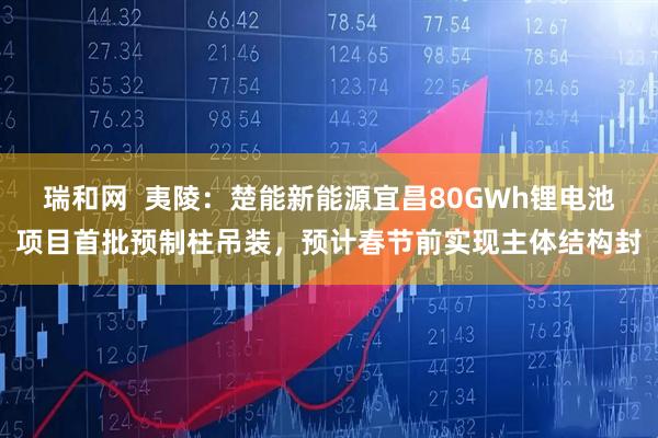 瑞和网  夷陵：楚能新能源宜昌80GWh锂电池项目首批预制柱吊装，预计春节前实现主体结构封